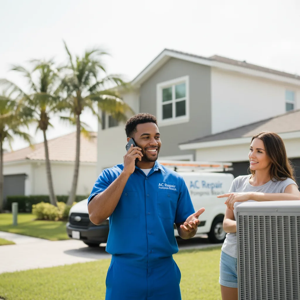 AC Repair Pompano Beach customer support in Hewlett